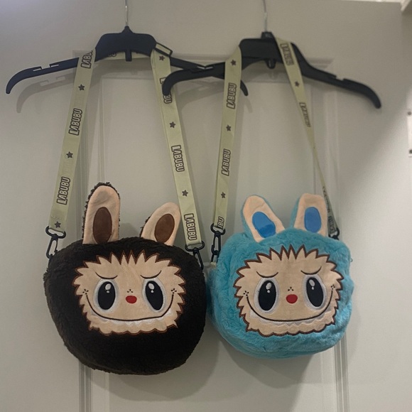 Adorable Brown and Blue Crossbody Bags Bundle of 2 - Picture 2 of 3